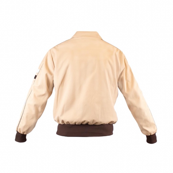 Vintage 1980’s Tan And Brown Utex Windbreaker - Picture 3 of 3